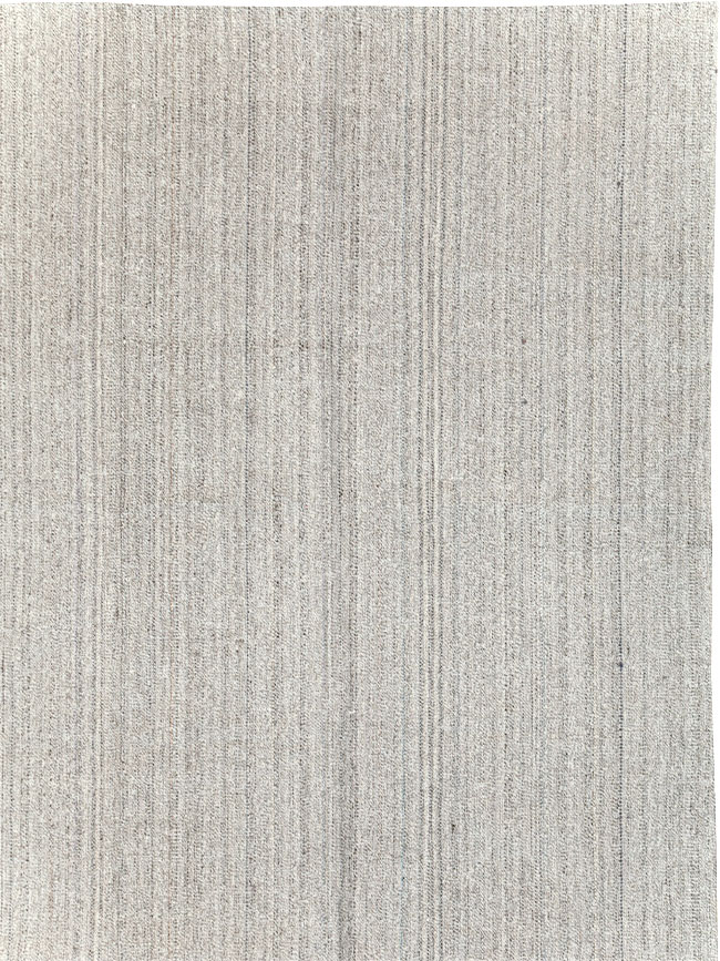 Vintage Turkish Flatweave Kilim Large Room Size Carpet, No.30988 - Gsblank