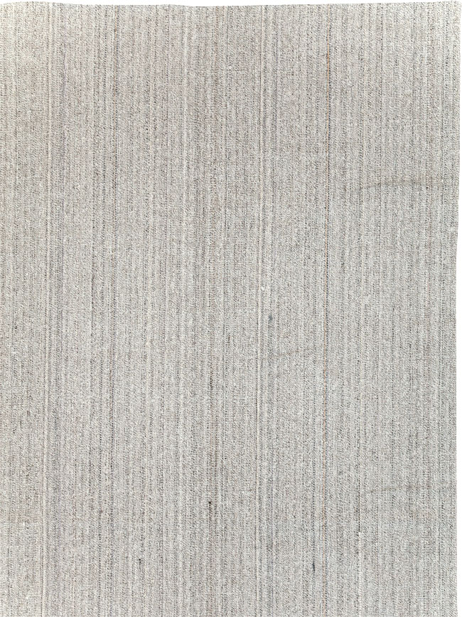 Vintage Turkish Flatweave Kilim Large Room Size Carpet, No.30988 - Gsblank