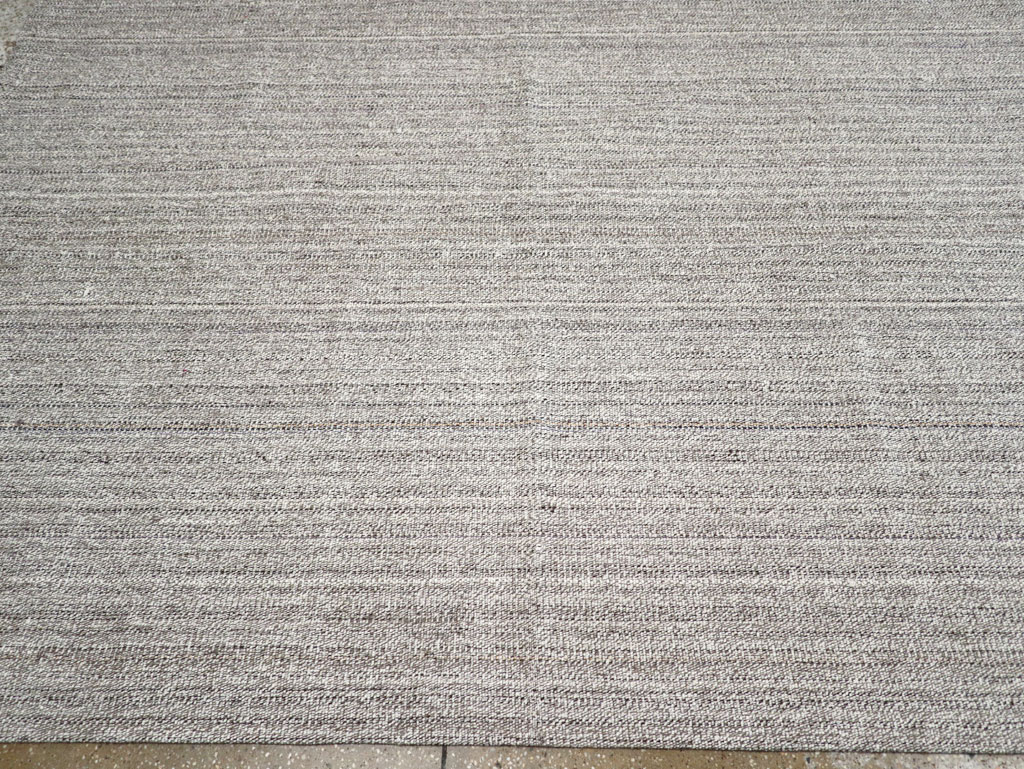 Vintage Turkish Flatweave Kilim Large Room Size Carpet, No.30988 - Gsblank