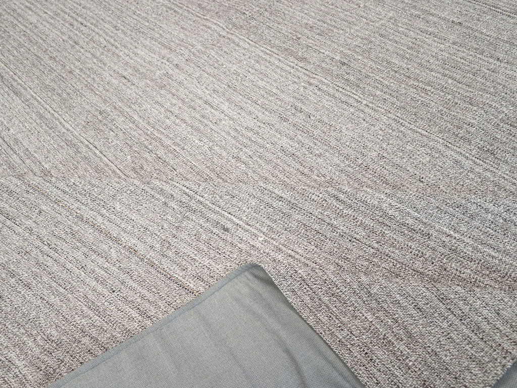 Vintage Turkish Flatweave Kilim Large Room Size Carpet, No.30988 - Gsblank