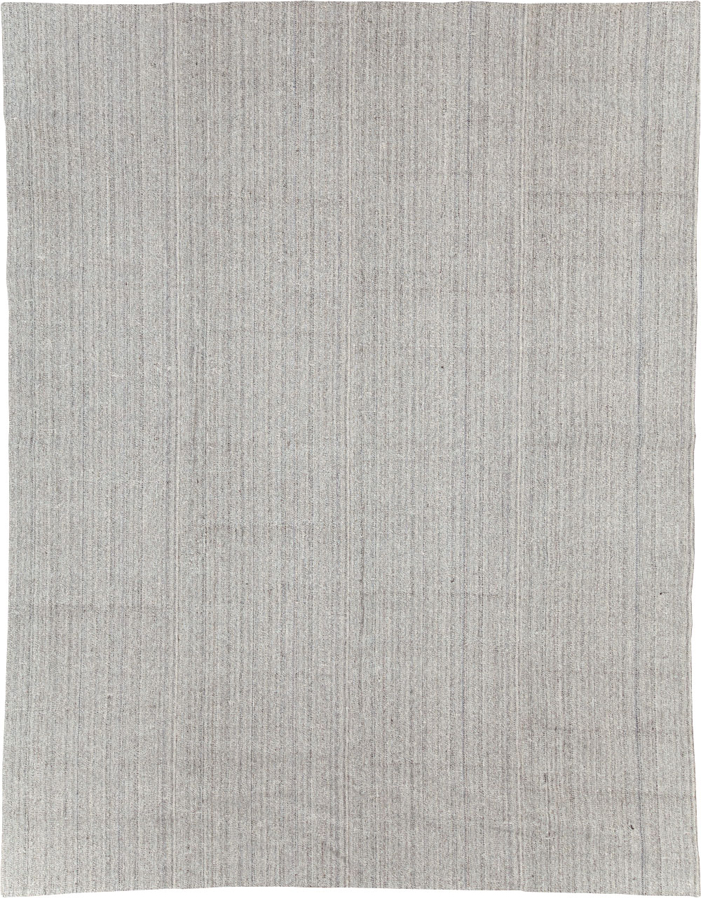 Vintage Turkish Flatweave Kilim Room Size Carpet, No.30989 - Gsblank