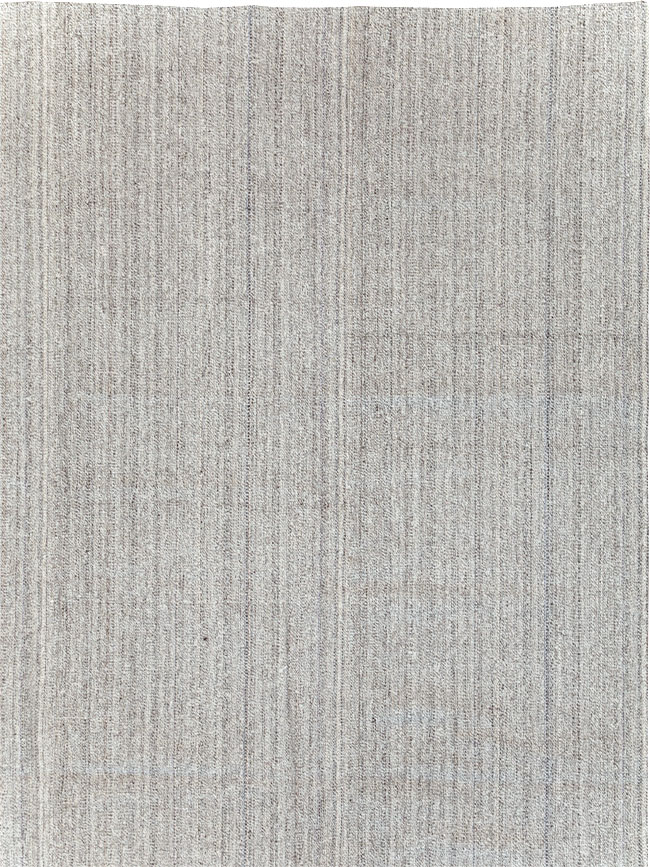 Vintage Turkish Flatweave Kilim Room Size Carpet, No.30989 - Gsblank