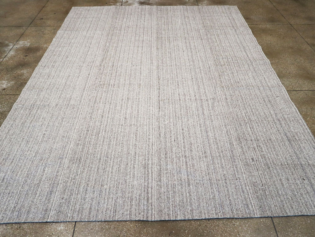 Vintage Turkish Flatweave Kilim Room Size Carpet, No.30989 - Gsblank