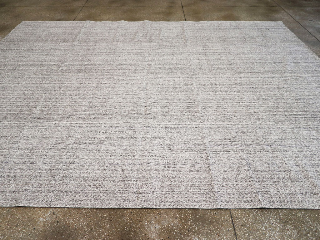 Vintage Turkish Flatweave Kilim Room Size Carpet, No.30989 - Gsblank