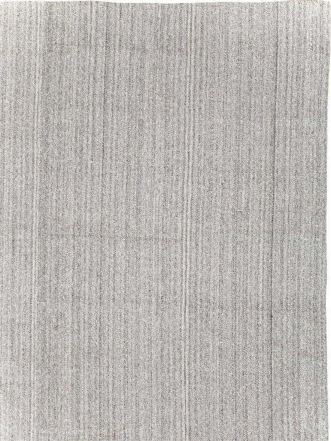 Vintage Turkish Flatweave Kilim Large Room Size Carpet, No.30990 - Gsblank