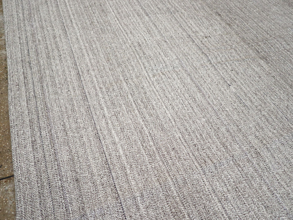 Vintage Turkish Flatweave Kilim Large Room Size Carpet, No.30990 - Gsblank