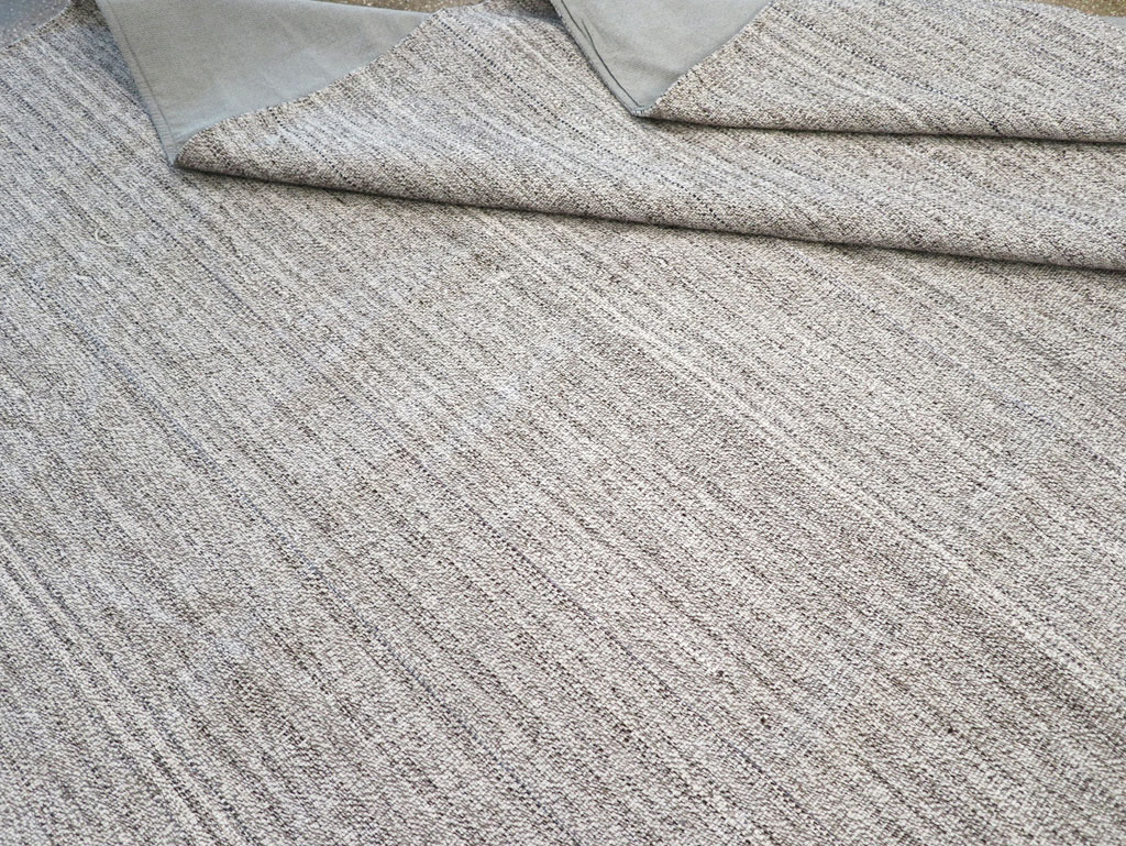 Vintage Turkish Flatweave Kilim Large Room Size Carpet, No.30990 - Gsblank