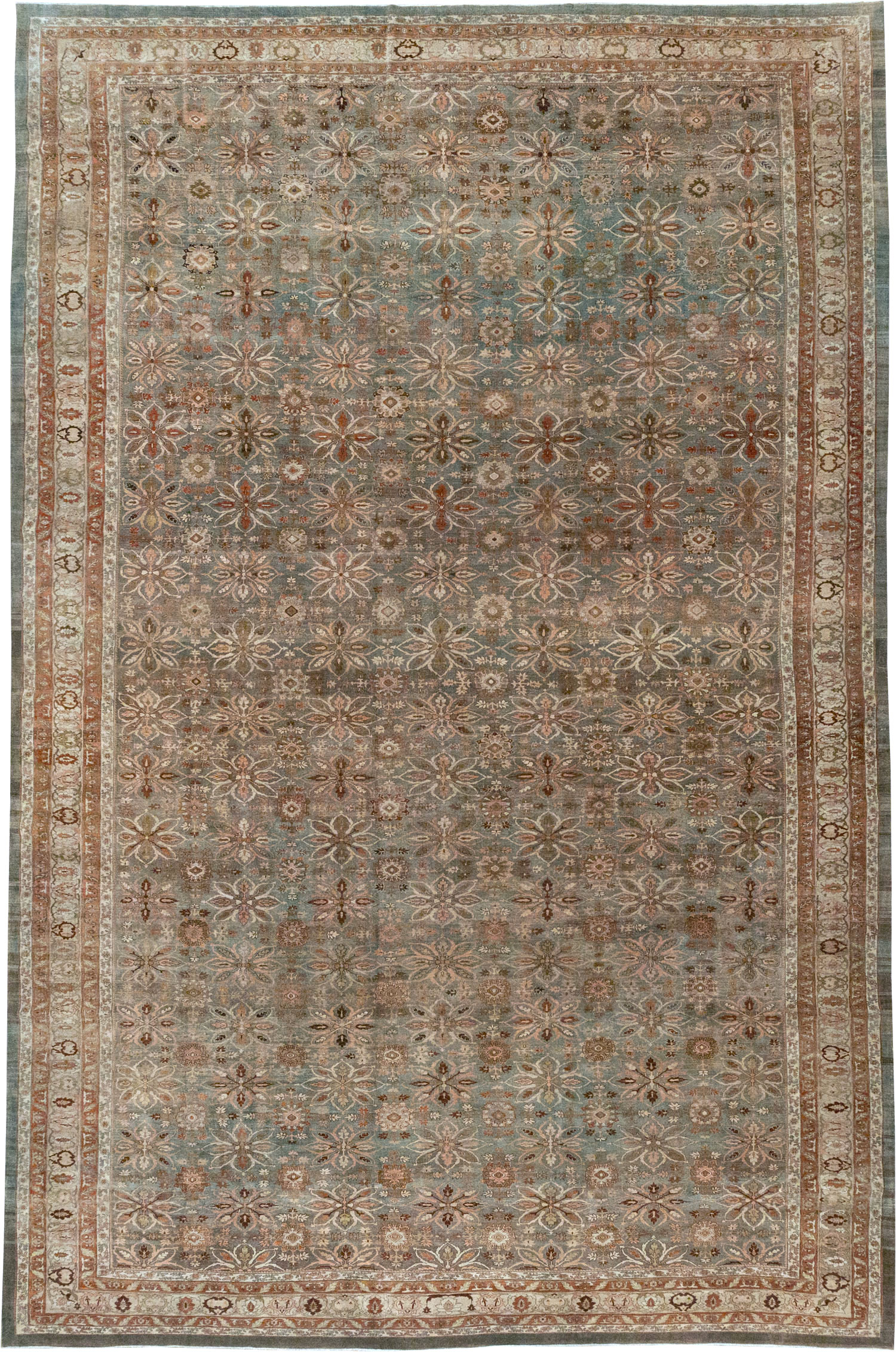 Antique Persian Bidjar Oversize Carpet, No.30993 - Gsblank