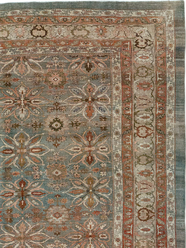Antique Persian Bidjar Oversize Carpet, No.30993 - Gsblank
