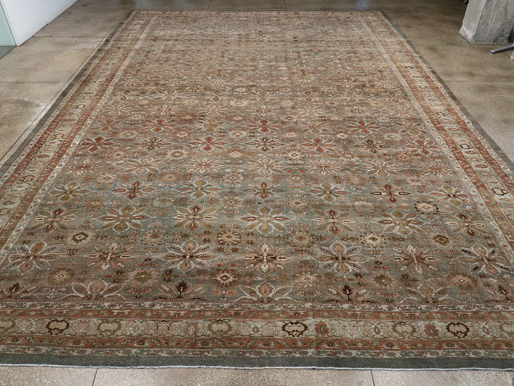 Antique Persian Bidjar Oversize Carpet, No.30993 - Gsblank