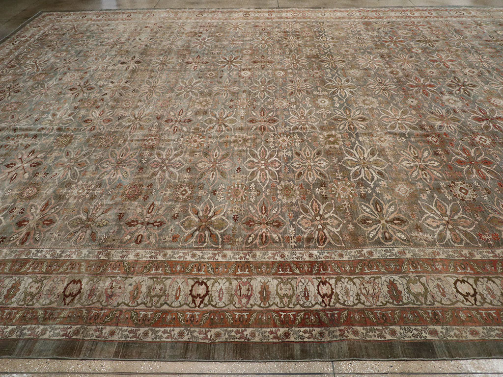 Antique Persian Bidjar Oversize Carpet, No.30993 - Gsblank
