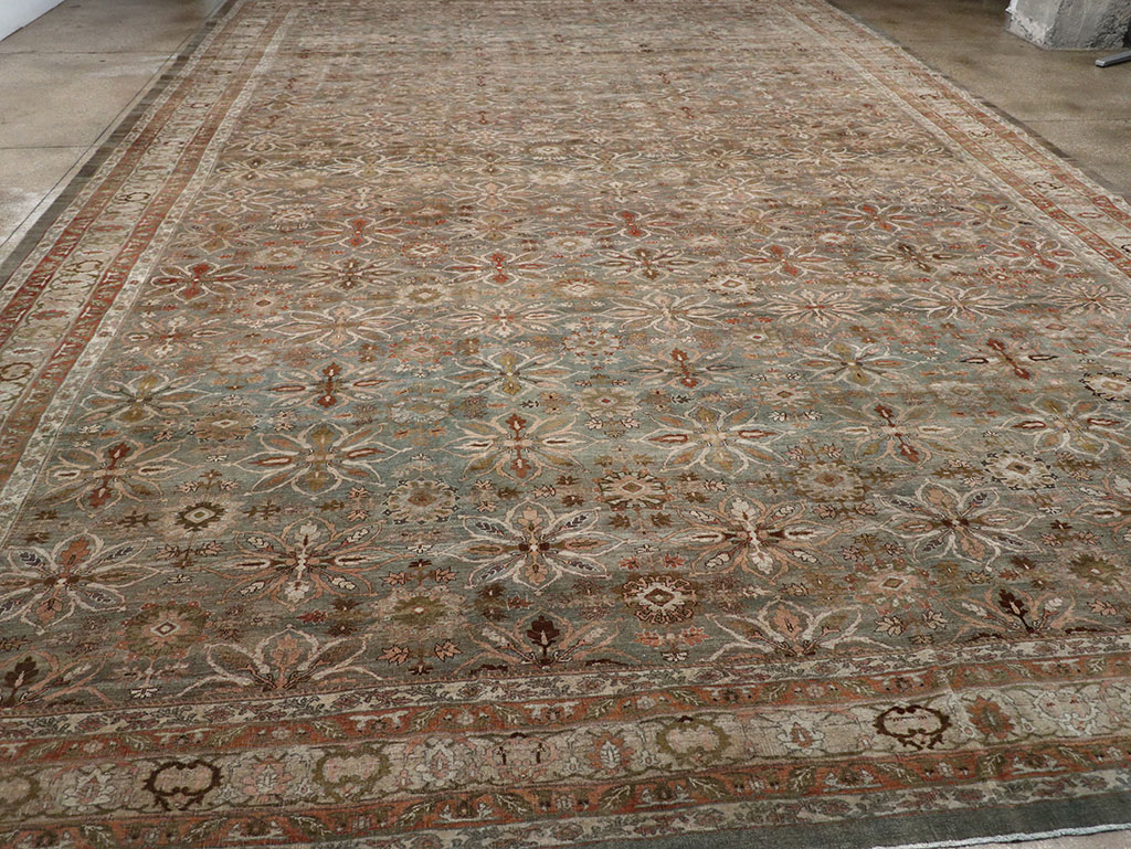 Antique Persian Bidjar Oversize Carpet, No.30993 - Gsblank