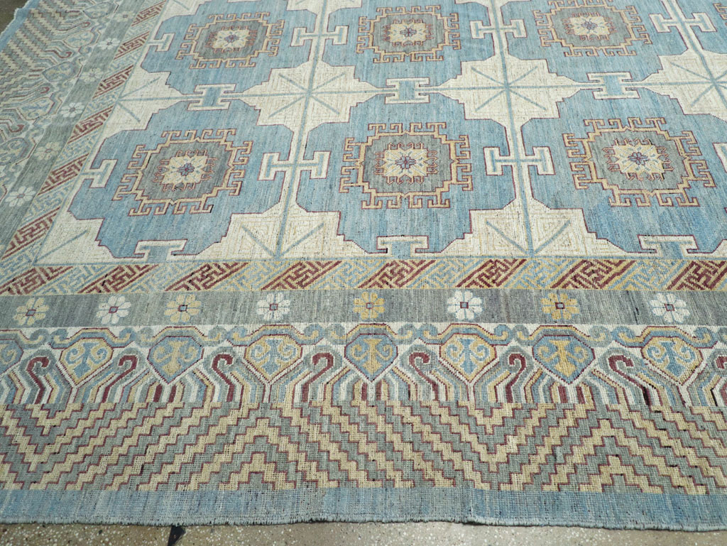 Contemporary East Turkestan Khotan Oversize Carpet, No.30995 - Gsblank