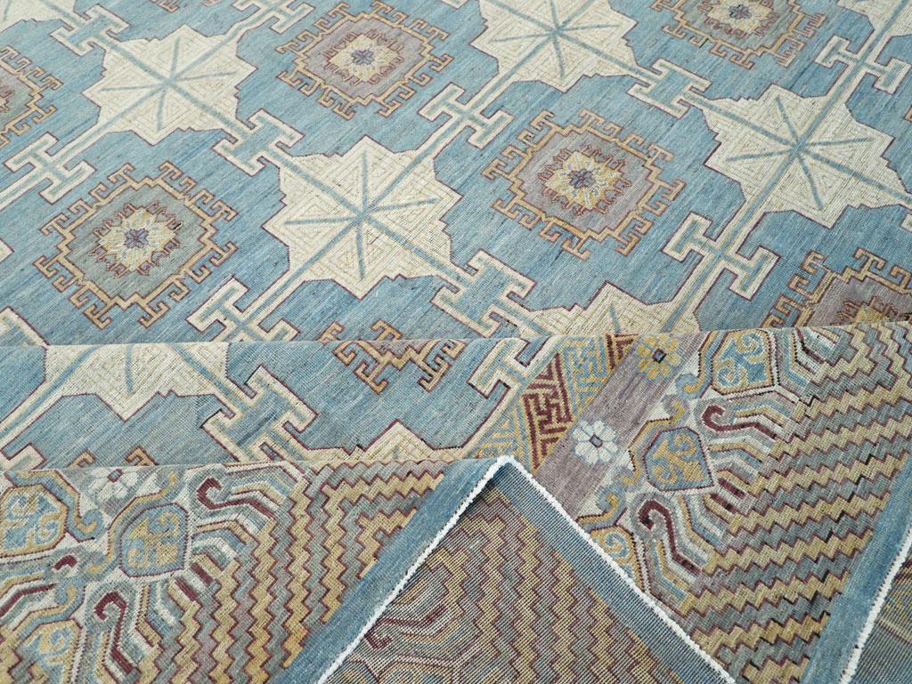 Contemporary East Turkestan Khotan Oversize Carpet, No.30995 - Gsblank