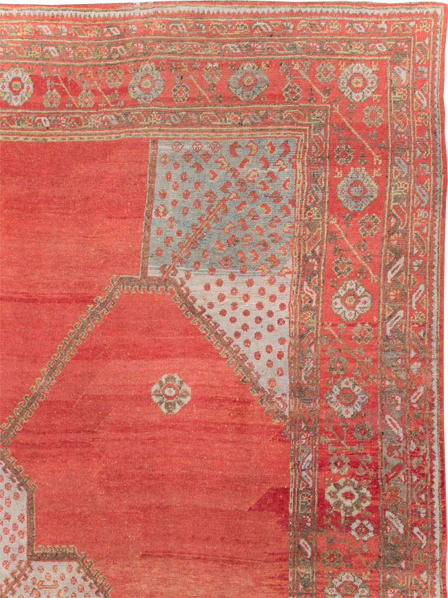 Antique Turkish Oushak Carpet, No.31002 - Gsblank