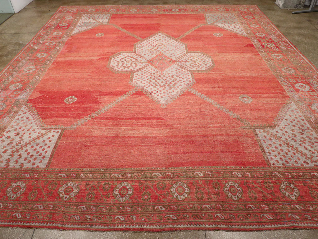 Antique Turkish Oushak Carpet, No.31002 - Gsblank