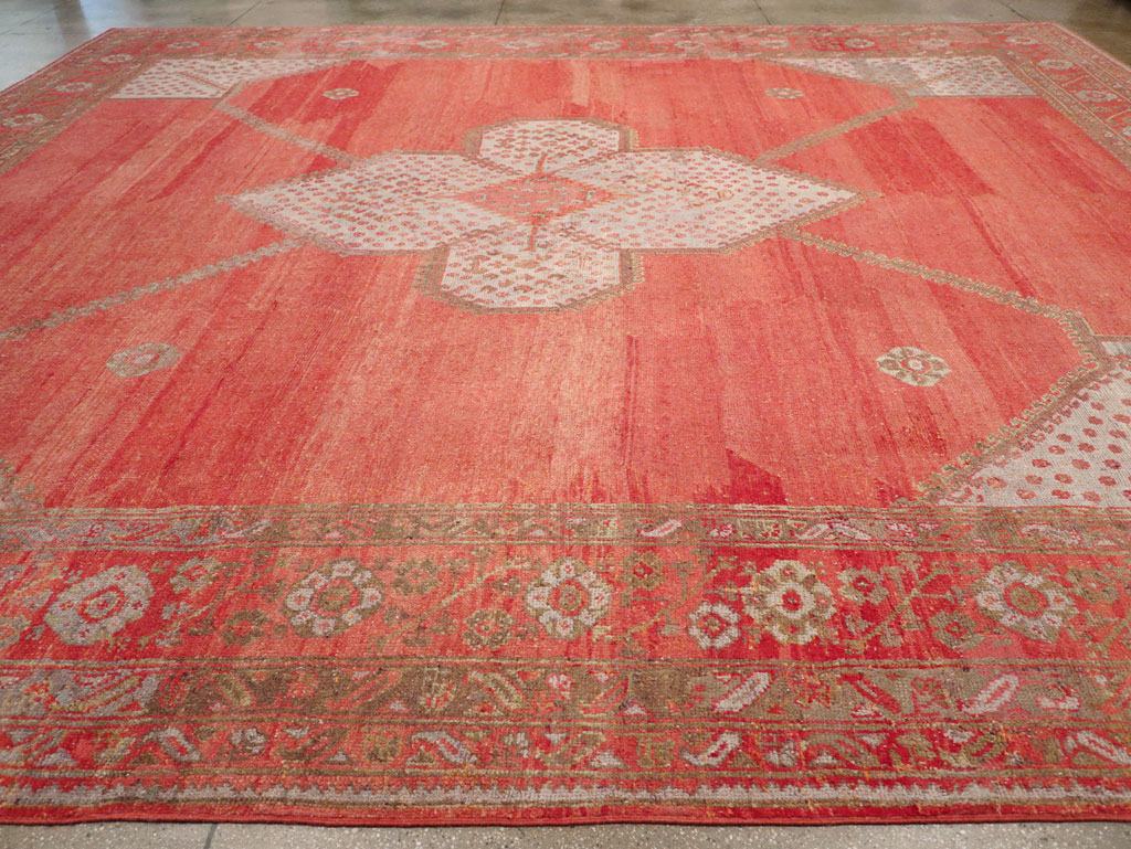 Antique Turkish Oushak Carpet, No.31002 - Gsblank