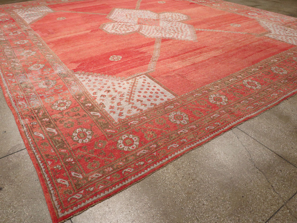 Antique Turkish Oushak Carpet, No.31002 - Gsblank