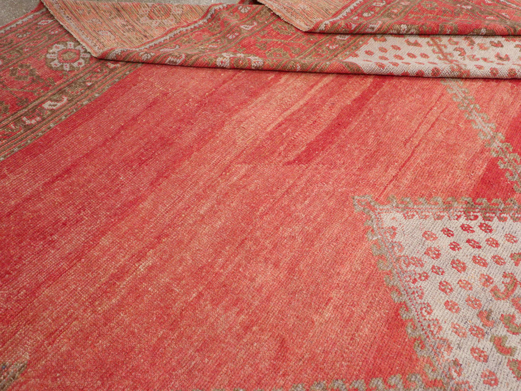 Antique Turkish Oushak Carpet, No.31002 - Gsblank