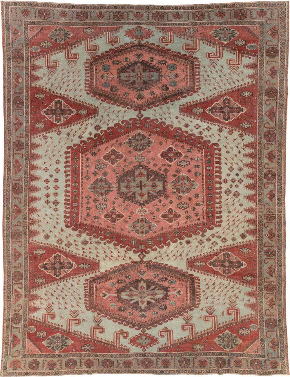 Vintage Persian Veece Room Size Carpet, No.31004 - Gsblank