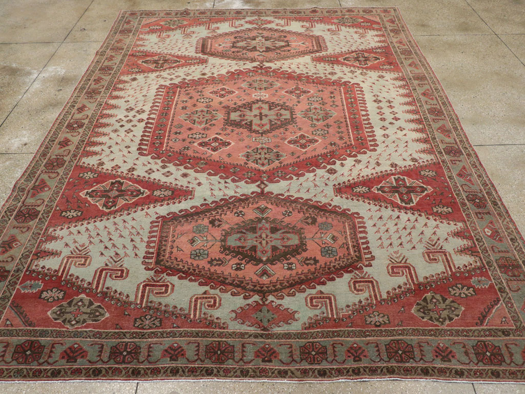 Vintage Persian Veece Room Size Carpet, No.31004 - Gsblank