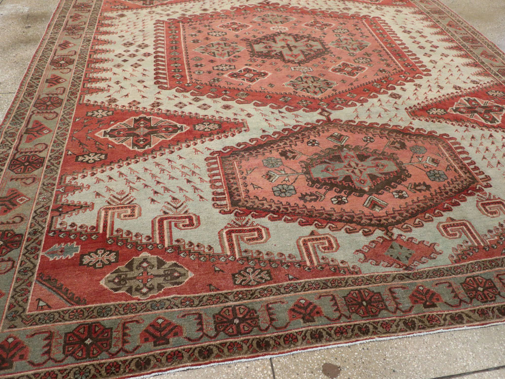 Vintage Persian Veece Room Size Carpet, No.31004 - Gsblank