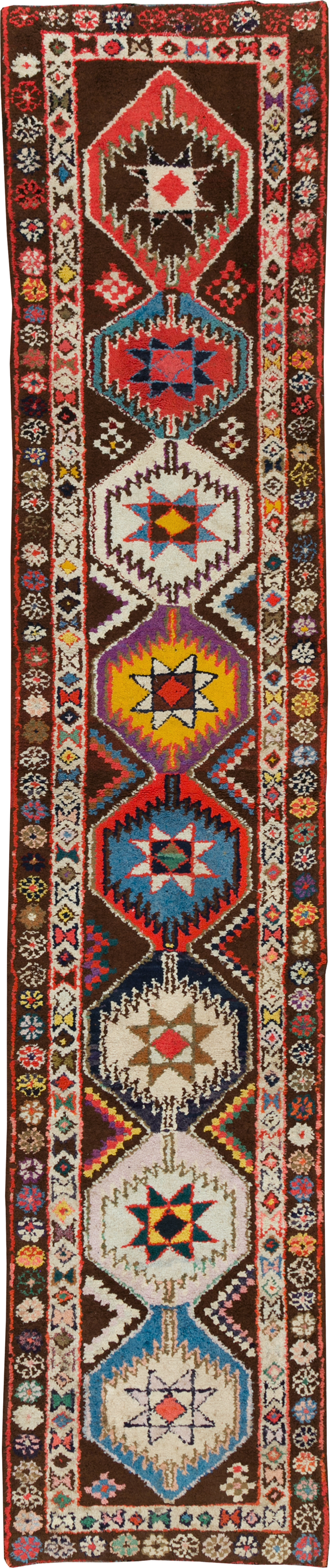 Vintage Turkish Anatolian Tribal Runner, No.31006 - Gsblank