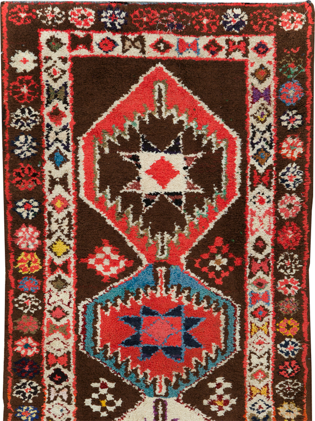 Vintage Turkish Anatolian Tribal Runner, No.31006 - Gsblank