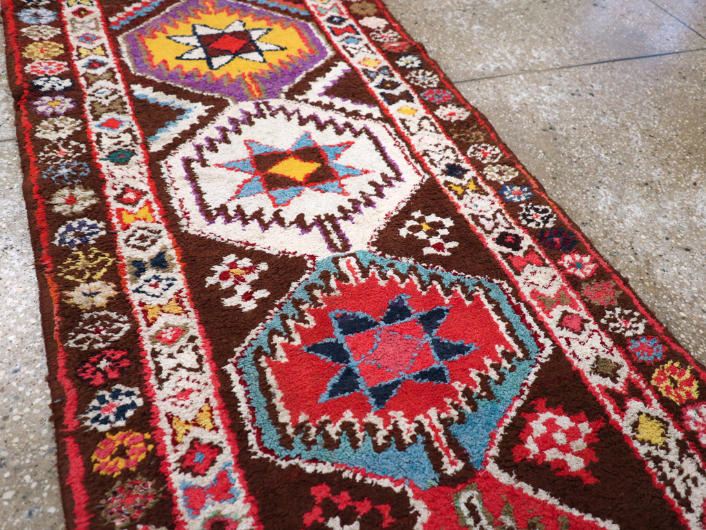 Vintage Turkish Anatolian Tribal Runner, No.31006 - Gsblank