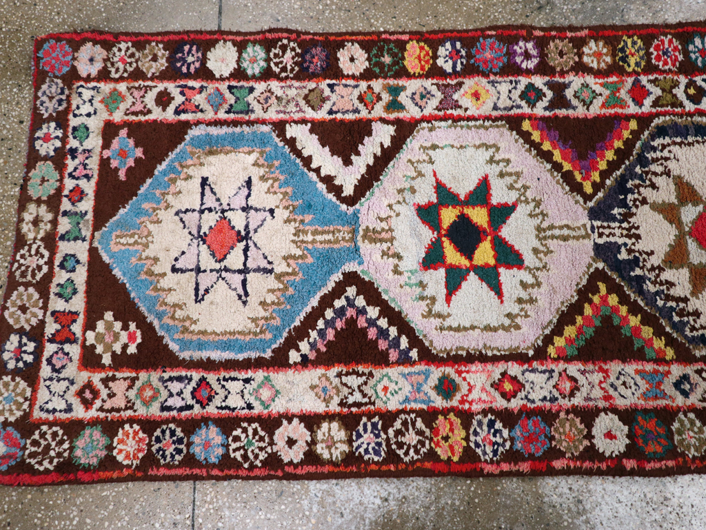 Vintage Turkish Anatolian Tribal Runner, No.31006 - Gsblank