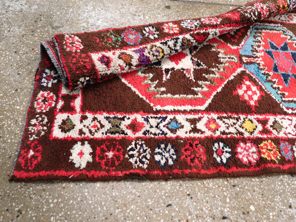 Vintage Turkish Anatolian Tribal Runner, No.31006 - Gsblank