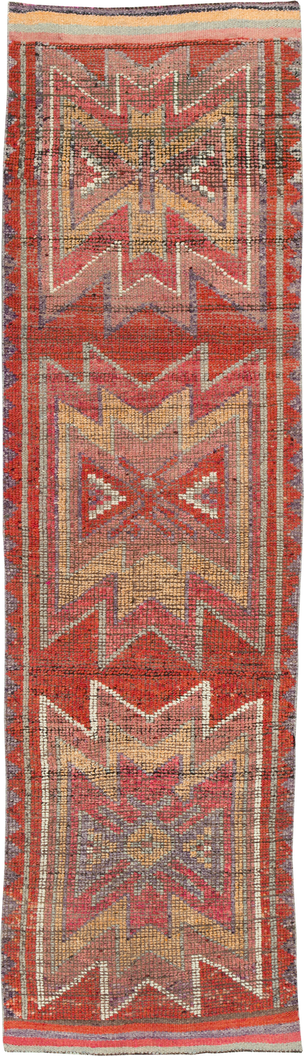 Vintage Turkish Anatolian Tribal Runner, No.31012 - Gsblank
