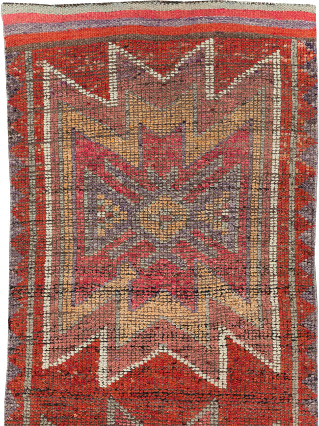 Vintage Turkish Anatolian Tribal Runner, No.31012 - Gsblank