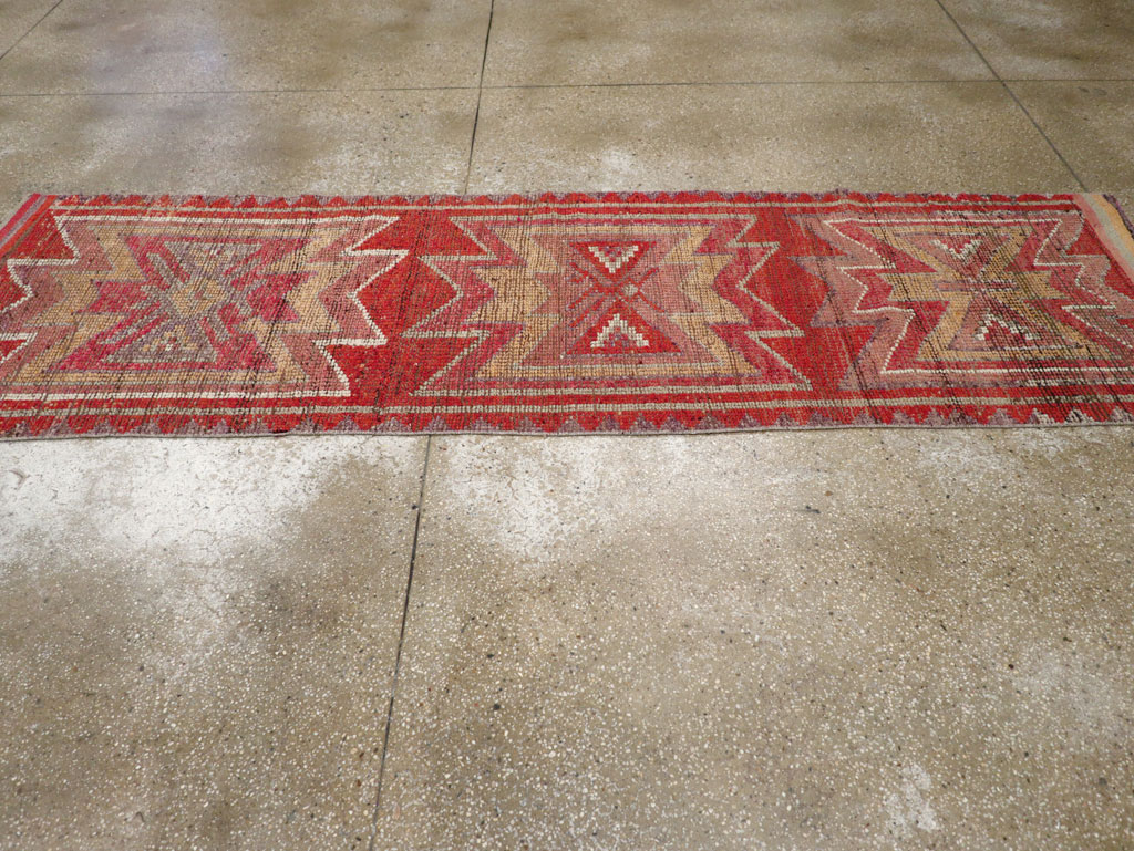 Vintage Turkish Anatolian Tribal Runner, No.31012 - Gsblank