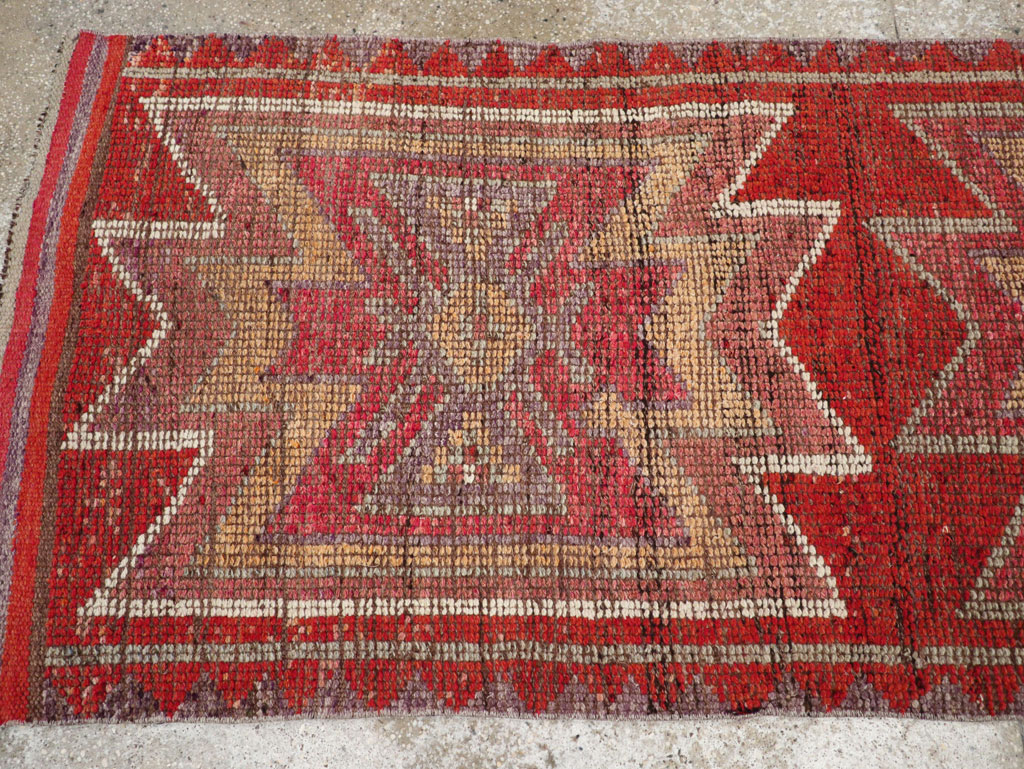 Vintage Turkish Anatolian Tribal Runner, No.31012 - Gsblank