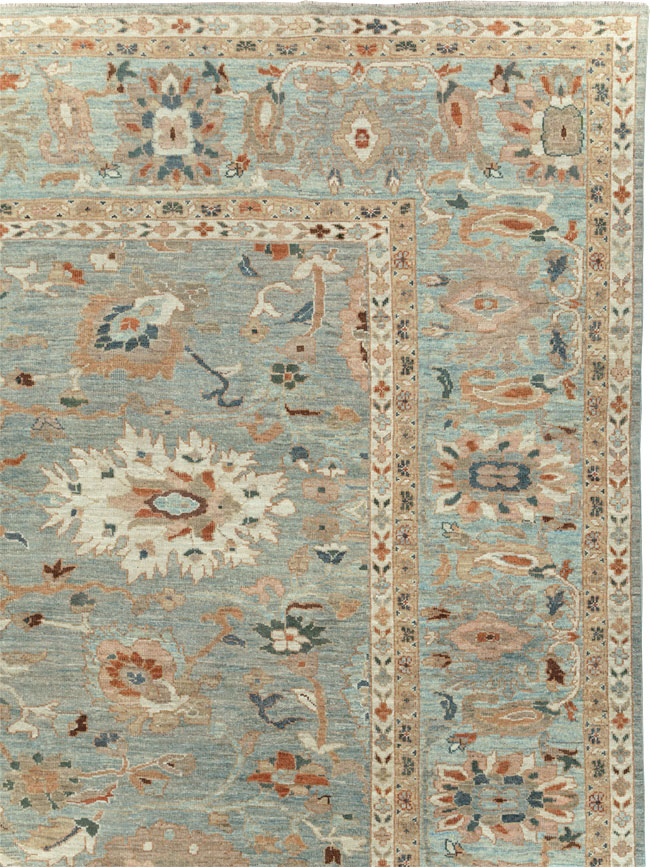 Modern Persian Sultanabad Room Size Carpet, No.31014 - Gsblank