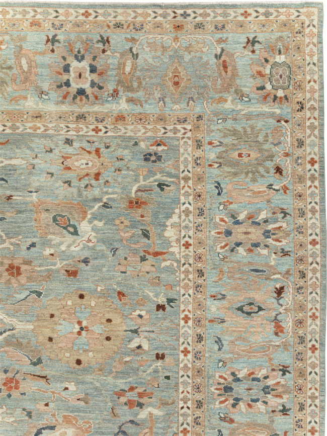 Modern Persian Sultanabad Room Size Carpet, No.31014 - Gsblank
