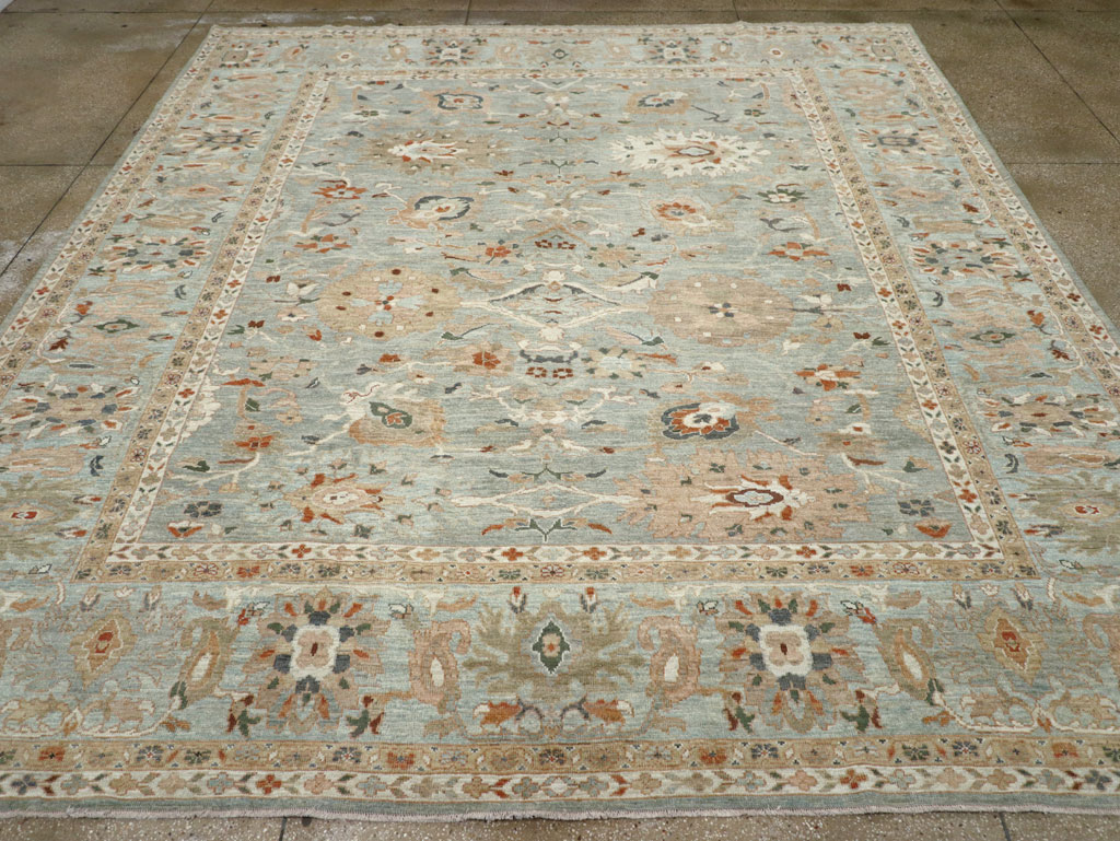 Modern Persian Sultanabad Room Size Carpet, No.31014 - Gsblank