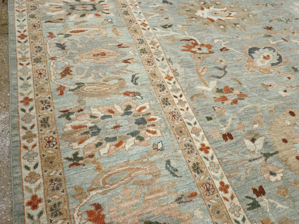 Modern Persian Sultanabad Room Size Carpet, No.31014 - Gsblank