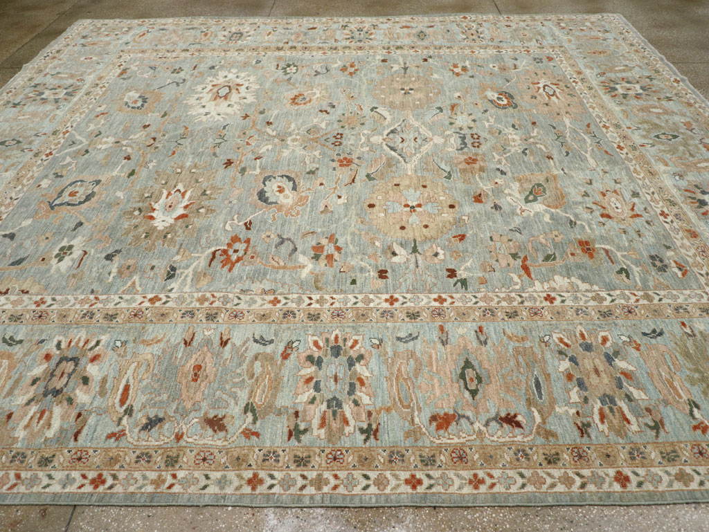 Modern Persian Sultanabad Room Size Carpet, No.31014 - Gsblank