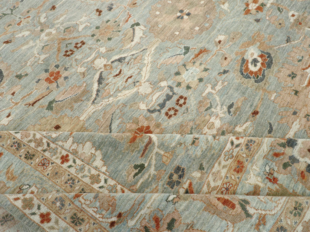 Modern Persian Sultanabad Room Size Carpet, No.31014 - Gsblank