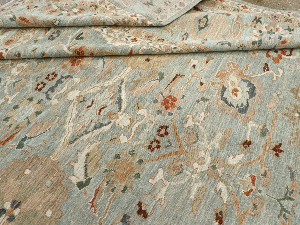 Modern Persian Sultanabad Room Size Carpet, No.31014 - Gsblank