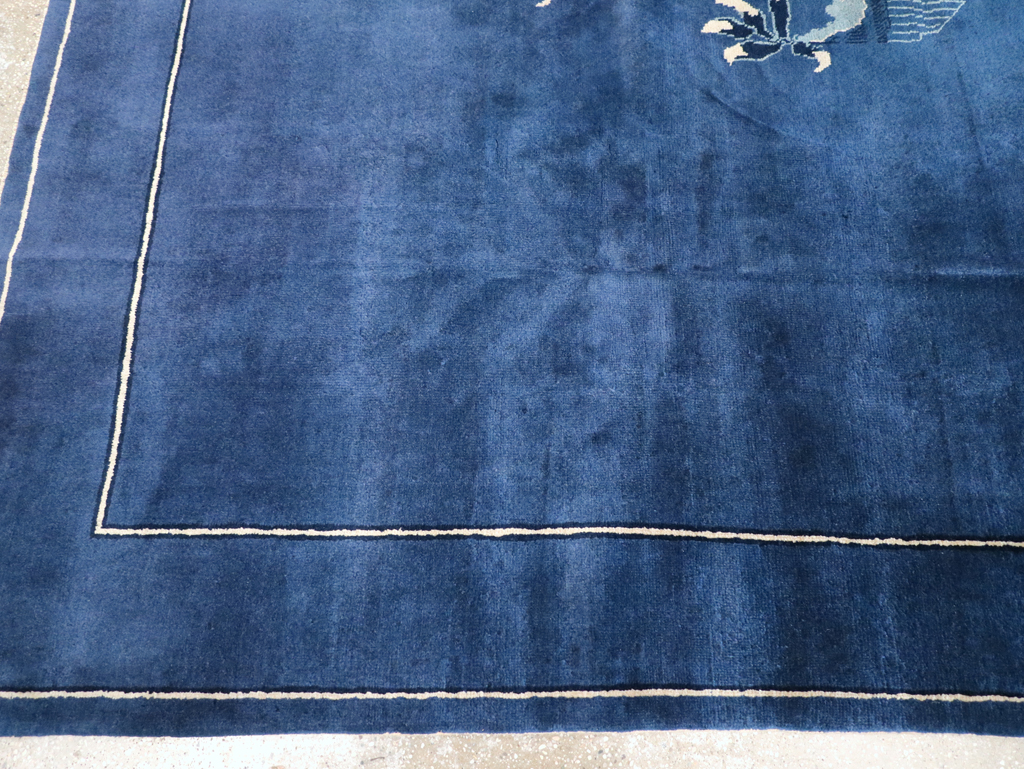 Vintage Chinese Peking Small Room Size Carpet, No.31018 - Gsblank