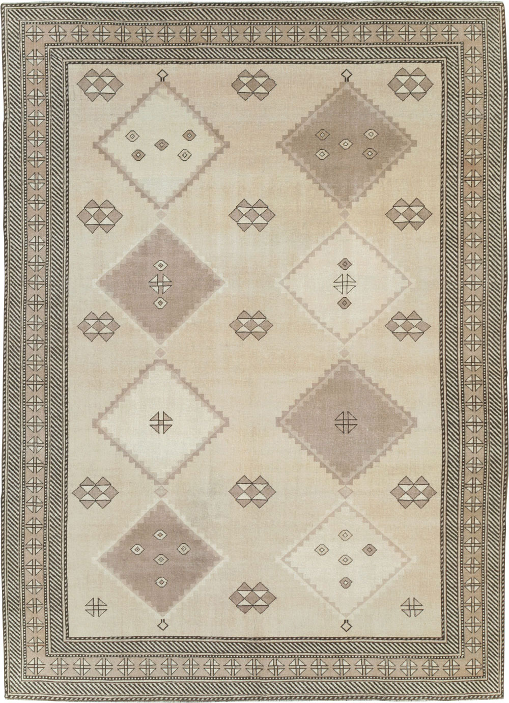 Vintage Turkish Anatolian Room Size Carpet, No.31020 - Gsblank