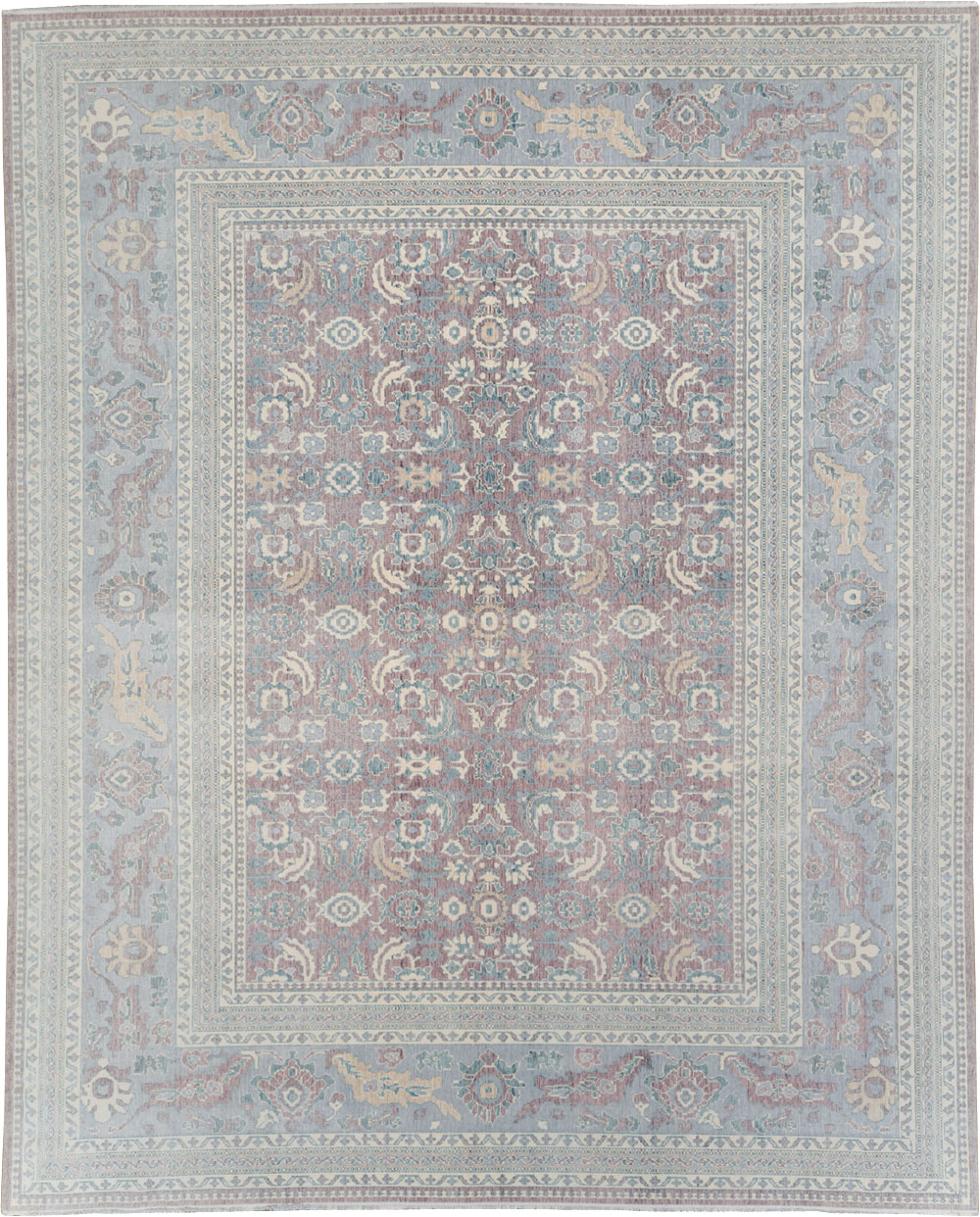 Persian Dorokhsh Inspired Modern Turkish Room Size Carpet, No.31022 - Gsblank