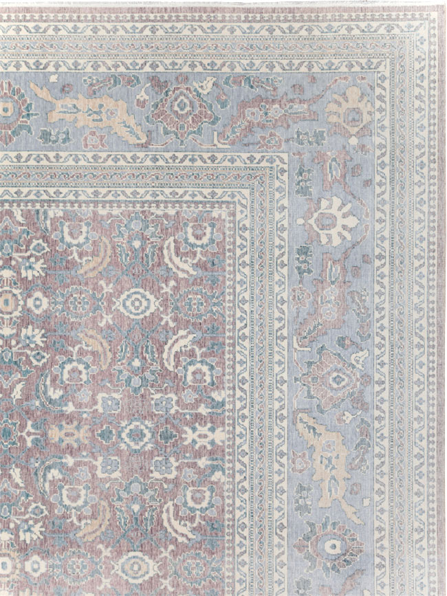 Persian Dorokhsh Inspired Modern Turkish Room Size Carpet, No.31022 - Gsblank