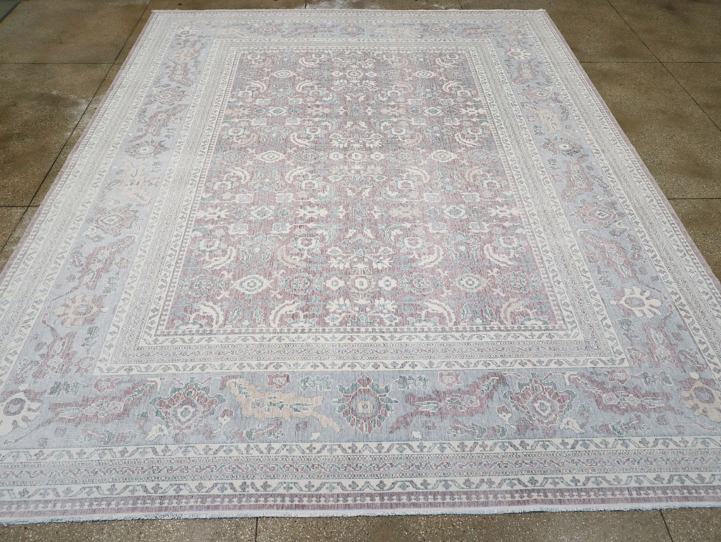 Persian Dorokhsh Inspired Modern Turkish Room Size Carpet, No.31022 - Gsblank