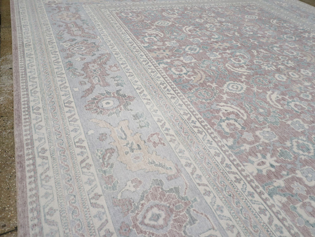 Persian Dorokhsh Inspired Modern Turkish Room Size Carpet, No.31022 - Gsblank
