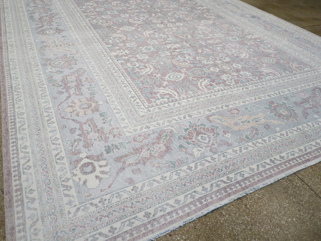 Persian Dorokhsh Inspired Modern Turkish Room Size Carpet, No.31022 - Gsblank
