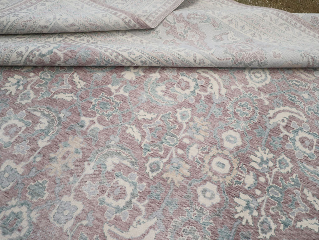 Persian Dorokhsh Inspired Modern Turkish Room Size Carpet, No.31022 - Gsblank